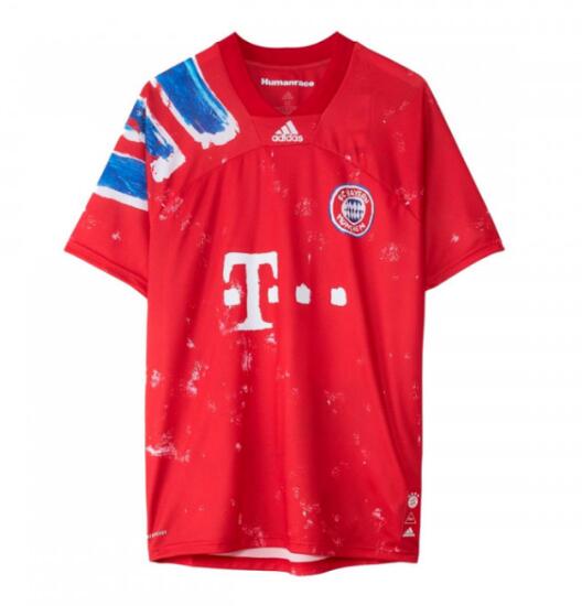 Bayern Munich Human Race Red Soccer Jersey Shirt 2020/21